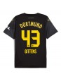 Borussia Dortmund Jamie Bynoe-Gittens #43 Venkovní Dres 2024-25 Krátký Rukáv